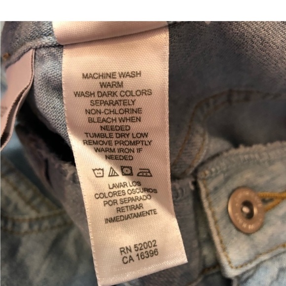 Lizwear Jean Escape to Tahiti Capris Size 12 - Picture 8 of 10